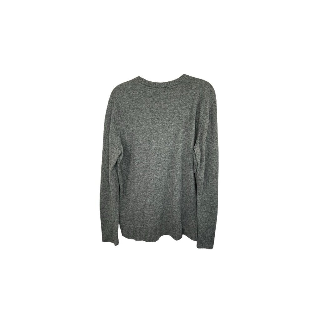 Smartwool Sparwood Merino Wool Blend Crewneck Sweater Gray Men’s Medium - Picture 4 of 4